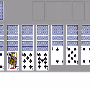 SPIDER SOLITAIRE BY AIDAN BELL Gameplay Images 1