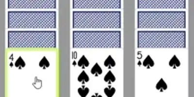 SPIDER SOLITAIRE BY AIDAN BELL gameplay