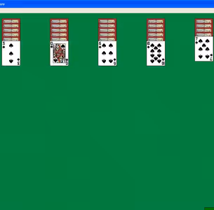 SPIDER SOLITAIRE WINDOWS XP THEME Gameplay Images 2