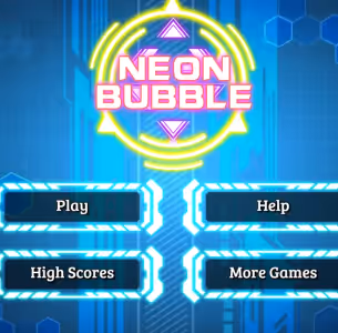 Neon Bubble Gameplay Images 1