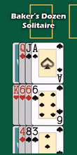 play Baker's Dozen Solitaire online