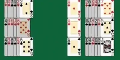 BELEAGUERED CASTLE SOLITAIRE gameplay