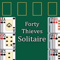 play FORTY-THIEVES SOLITAIRE online