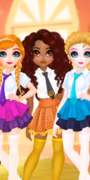 play Princesses BFF Rush to School online