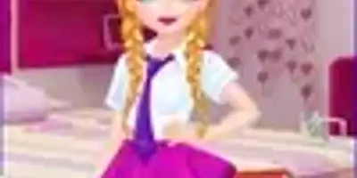 Princesses BFF Rush to School gameplay