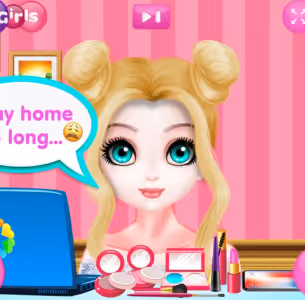 StayHome Princess Makeup Lessons Gameplay Images 2