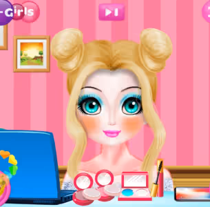 StayHome Princess Makeup Lessons Gameplay Images 3