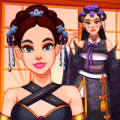 play Princess Milana Kimono Dress Up online