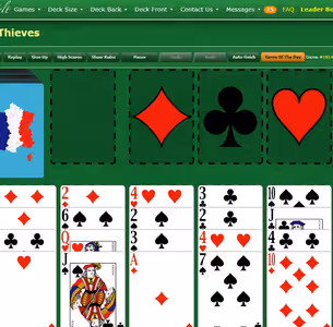 FORTY THIEVES SOLITAIRE GREENFELT Gameplay Images 2