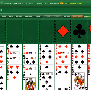 FREECELL SOLITAIRE BY GREENFELT Gameplay Images 2