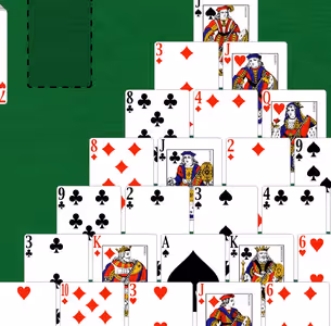 PYRAMID SOLITAIRE BY GREENFELT Gameplay Images 1