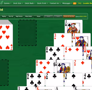 PYRAMID SOLITAIRE BY GREENFELT Gameplay Images 3