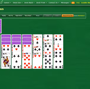 SCORPION SOLITAIRE BY GREENFELT Gameplay Images 1