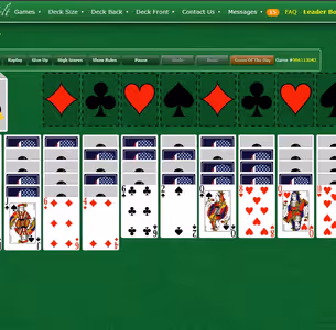 SPIDER SOLITAIRE BY GREEN FELT Gameplay Images 1