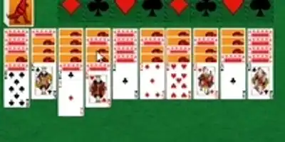SPIDER SOLITAIRE BY GREEN FELT gameplay