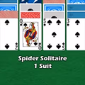 play Spider Solitaire One Suit online