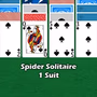 play Spider Solitaire One Suit online