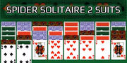 play Spider Solitaire Two Suits online