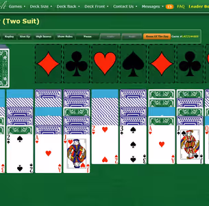 Spider Solitaire Two Suits Gameplay Images 1