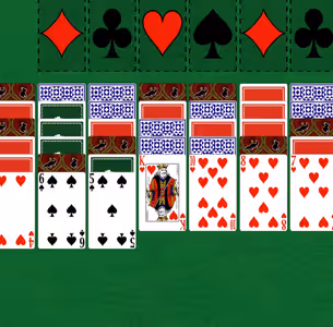Spider Solitaire Two Suits Gameplay Images 3