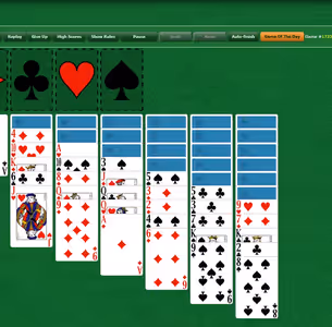 Yukon Solitaire by Green Felt Gameplay Images 3