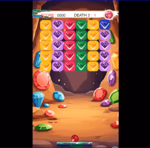 Falling Gem Matching Puzzle Gameplay Images 3