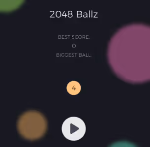 2048 Ball Puzzle Game Gameplay Images 1