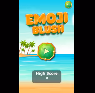 Emoji Blush Beach Match Gameplay Images 1