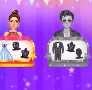 Celebrity Couple Red Carpet Fashion Gameplay Images 2