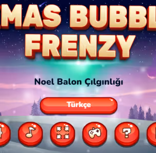Xmas Bubble Frenzy Holiday Gameplay Images 1