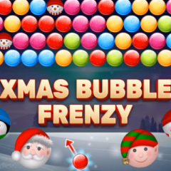 play Xmas Bubble Frenzy Holiday online