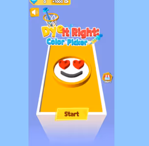 Dye It Right Color Picker Puzzle Game Gameplay Images 1