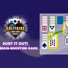 play Solitaire Color Card Sorting Puzzle online