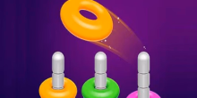 play Color Hoop Sorting Puzzle online