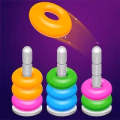 play Color Hoop Sorting Puzzle online