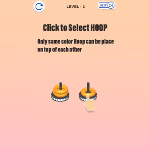 Color Hoop Sorting Puzzle Gameplay Images 2