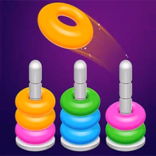 play Color Hoop Sorting Puzzle online