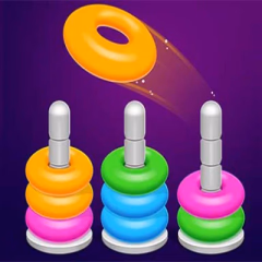 play Color Hoop Sorting Puzzle online