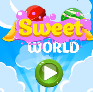 Sweet Candies World Match and Blast Gameplay Images 1
