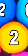 play Physical Balls 2048 Merge Puzzle online