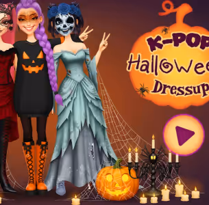 K Pop Halloween Dress Up Gameplay Images 1