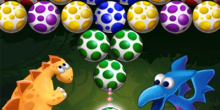 play Dino Eggs Bubble Shooter Puzzle Game online