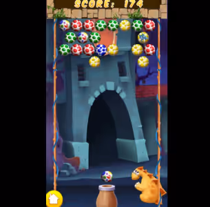 Dino Eggs Bubble Shooter Puzzle Game Gameplay Images 3