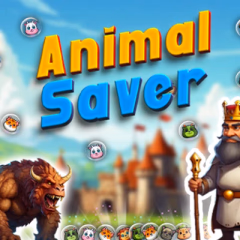 play Animal Saver Bubble Shooter Game online