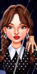 play Celebrity Wednesday Addams Style online