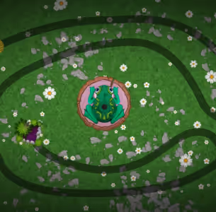 Frog Defender Extra Ball Chains Game Gameplay Images 3