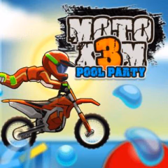 play Moto X3M Pool Party online