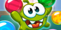 play Om Nom Bubbles online