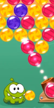 play Om Nom Bubbles online