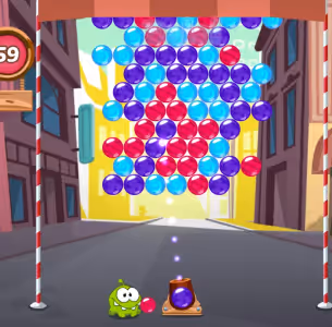 Om Nom Bubbles Gameplay Images 1